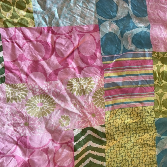 Vintage Coach Patchwork Scarve - Picture 9 of 15